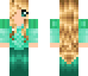 a teal princess