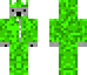 koala in green jumpsuit