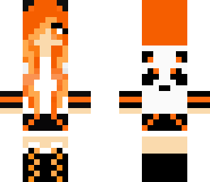 orange panda girl