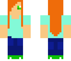 girl with orange hair