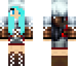 blue hair creed girl