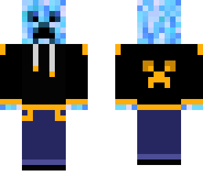 blue creeper hoodie