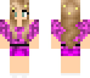 pink flower girl