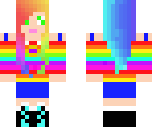 rainbow girl