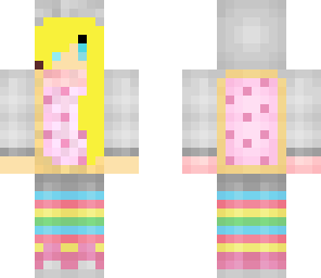 blond nyan cat girl
