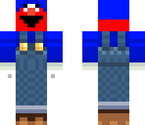 blue luigi suit elmo