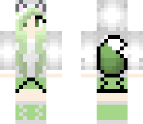 mint wolf girl