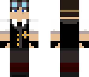 black steampunk engineer