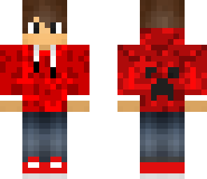 normal red hoodie