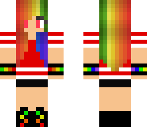 rainbow girl