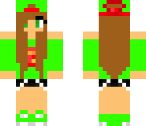 neon superman girl