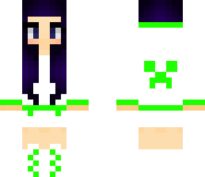 green creeper chick
