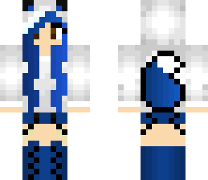 blue wolf girl