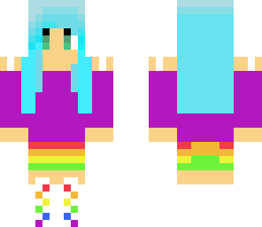 rainbow girl