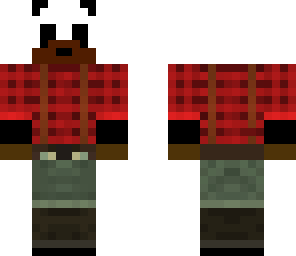 lumberjack panda