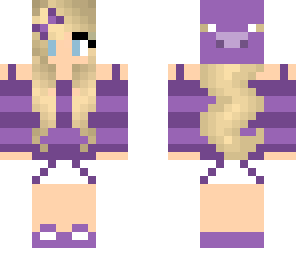 purple piggy girl