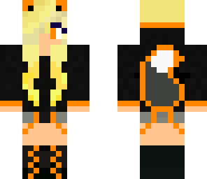orange wolf girl