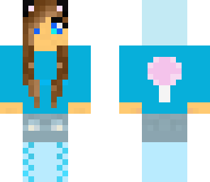 blue girl