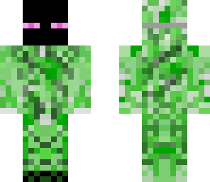creeper enderman mask