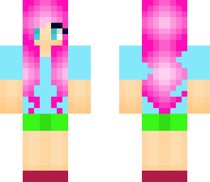 did not make skin head or hair just clothes