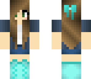 turquoise girl