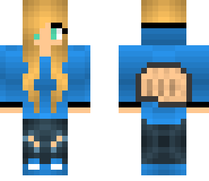 blue pewdiepie girl