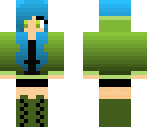green monster girl