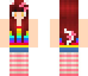 rainbowish girl