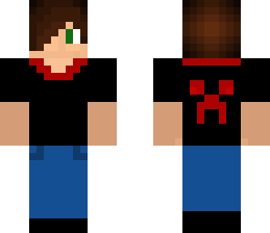 simon's black and red creeper tshirt