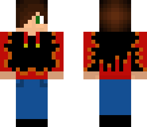 simon's flamming shirt