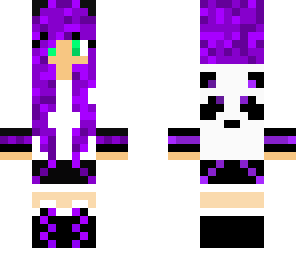 purple neon pandaa