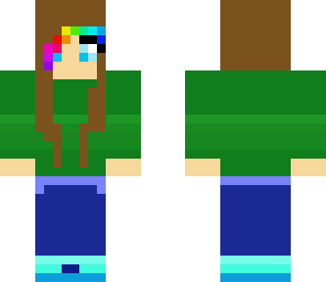 rainbow girl edit