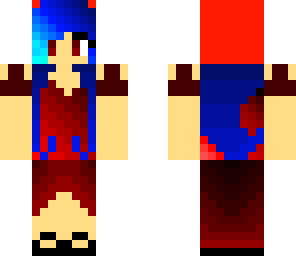 me with blue hair