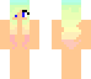 rainbow hair skin