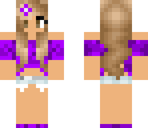 purple hot girl