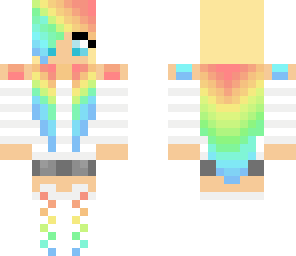 rainbow girl
