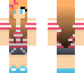 pink girl stripes