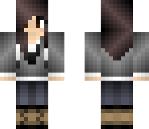 blackhair jacket girl