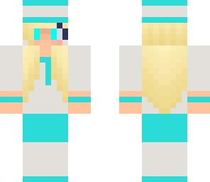 chef girl blue