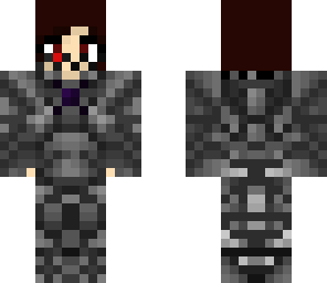 armor girl skin