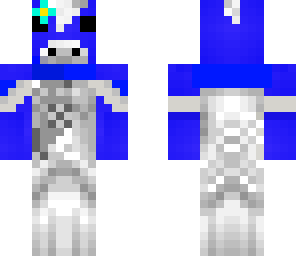 blue cow but a girl