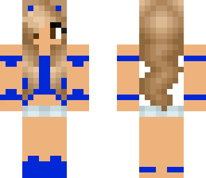 cute beach blue girl