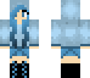 blue girl