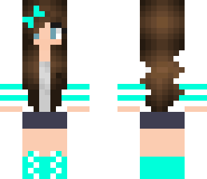 blue girl skin