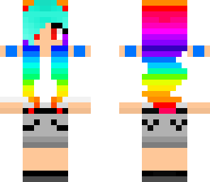 rainbow girl