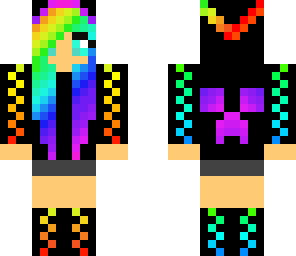 rainbow girl