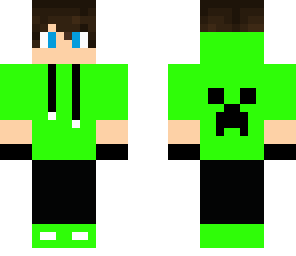 green hoodie