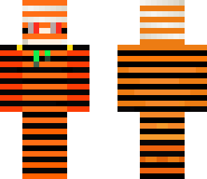 stripy halloween coustume
