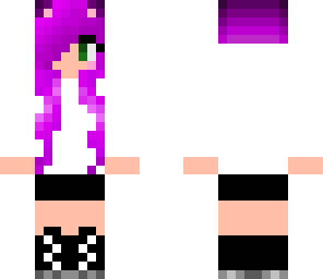 purple hair girl