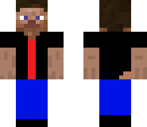 black shirted steve